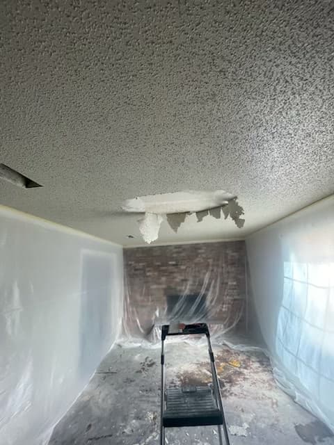 removal of ceiling popcorn